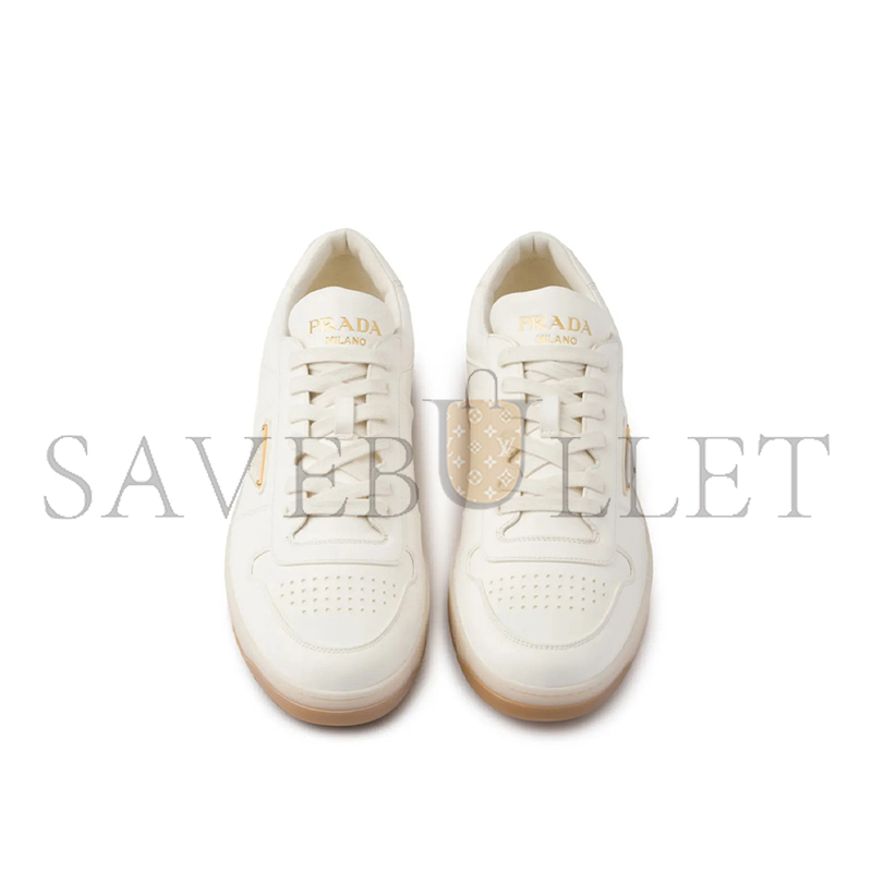 PRADA DOWNTOWN LEATHER SNEAKERS 
